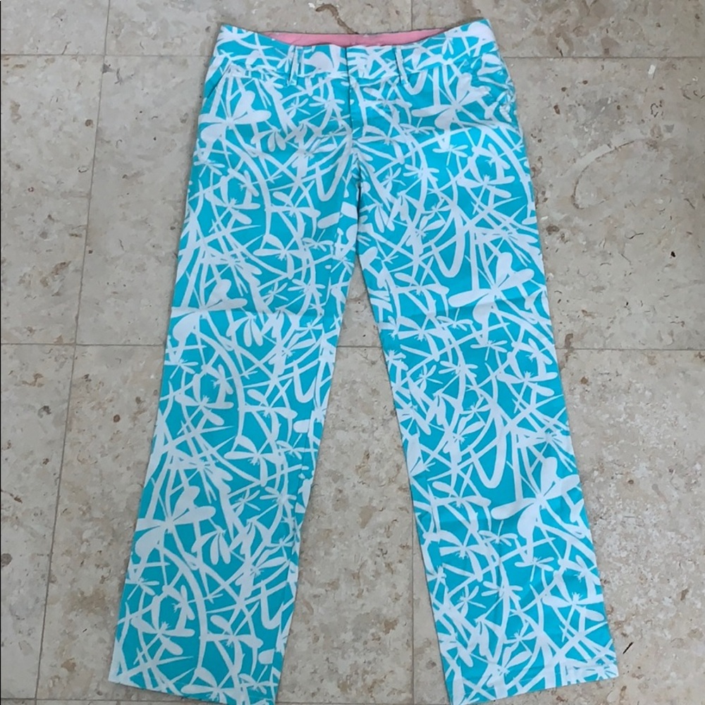 Lilly Pulitzer cropped pants size 4